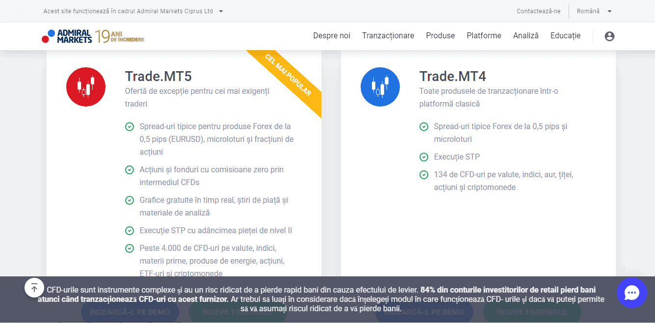 Cei mai Buni Brokeri FOREX & CFD 2020