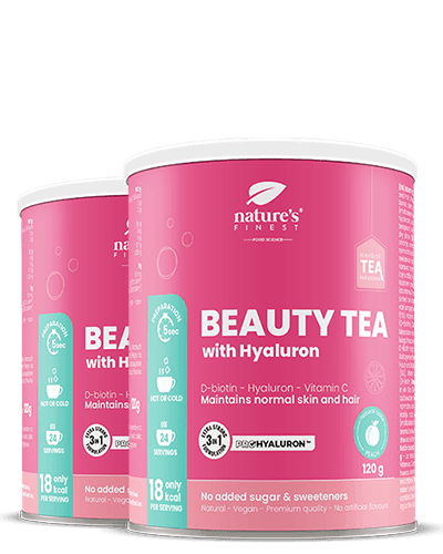 Beauty Tea with Hyaluron 1+1 GRATUIT
