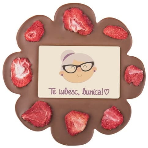 Cadou personalizat din ciocolată pentru o bunică mereu dulce cu nepoții!
