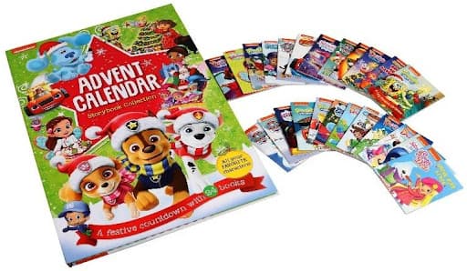 Calendar Advent Crăciun Nickelodeon cu 24 de mini-cărți speciale