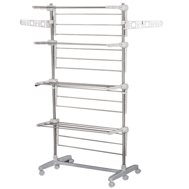 HomCom uscător de rufe reglabil