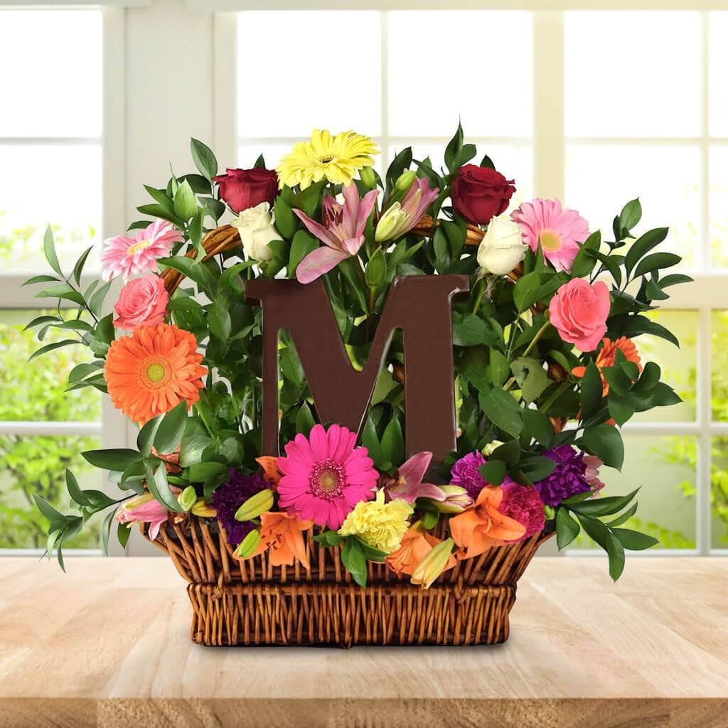 cadou pt mama cos de flori