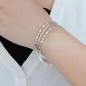 cadou iubita bratara de argint