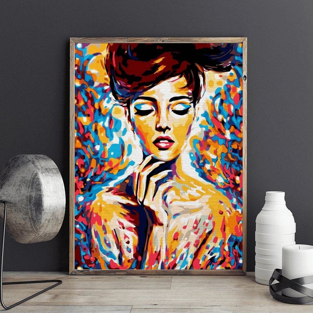 Set de pictură pe numere, ca să învețe să se relaxeze împreună