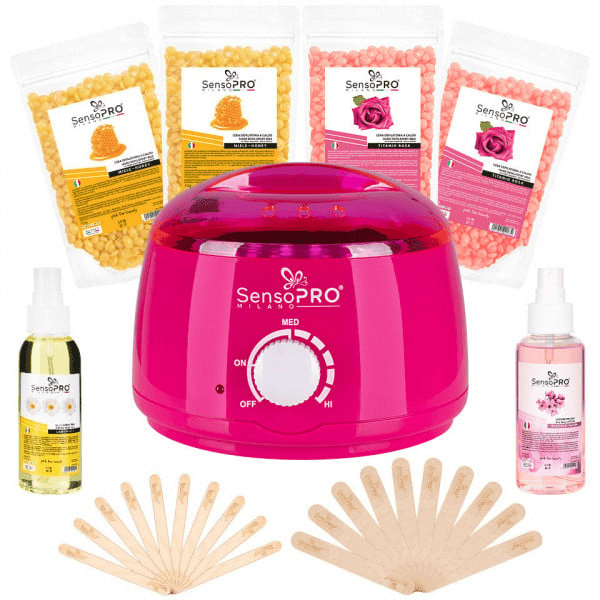Kit Epilare Ceară Silk Plus, SensoPRO Milano