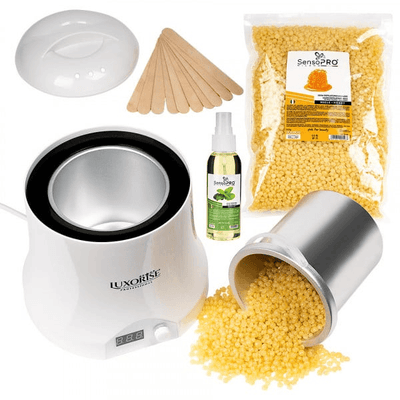 Kit Epilare Ceară Tradițională Granule LUXORISE Germania Diamond Shine - Honey