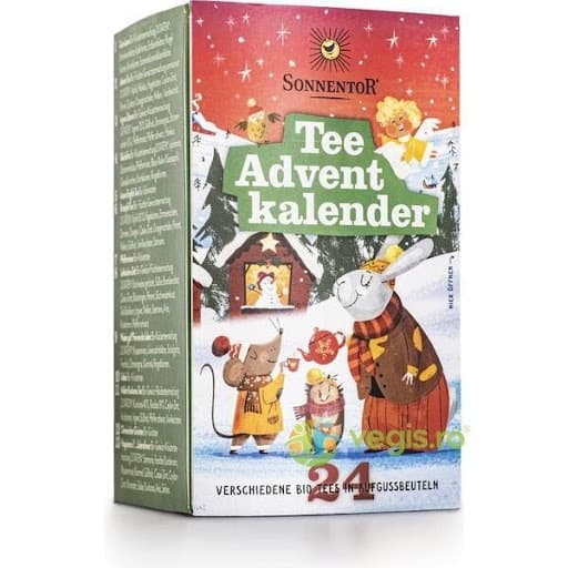 Mix de ceaiuri într-un Calendar Advent care îți va oferi un Crăciun înmiresmat