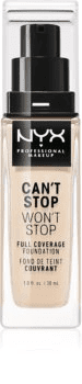 NYX Professional Makeup Can't Stop Won't Stop Full Coverage Foundation: Product review