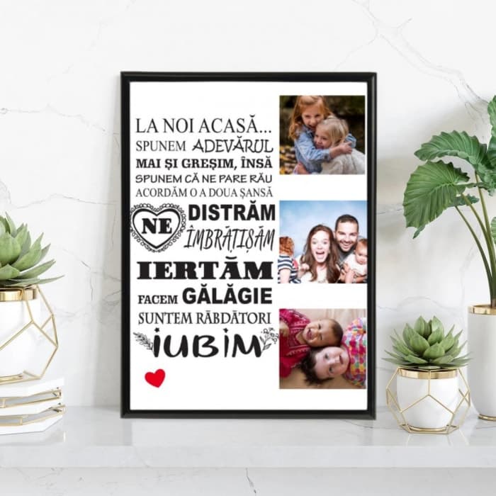 cadou casă nouă rama personalizata