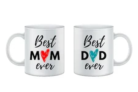 Căni personalizate – ideale pentru părinții care își împărtășesc iubirea zilnic