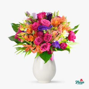 Cadou pentru 50 ani – flori special aranjate pentru a marca o aniversare unică!