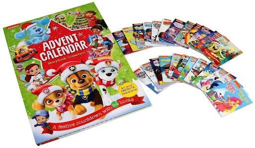 Calendar Advent Crăciun Nickelodeon cu 24 de mini-cărți speciale